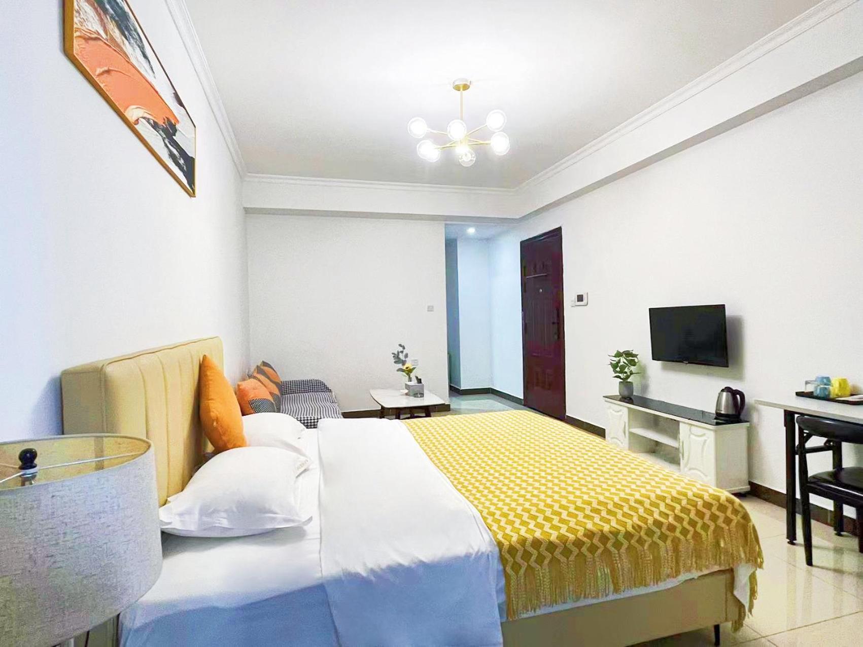 Pazhou Angda International Aparthotel Canton Fair Branch Dış mekan fotoğraf