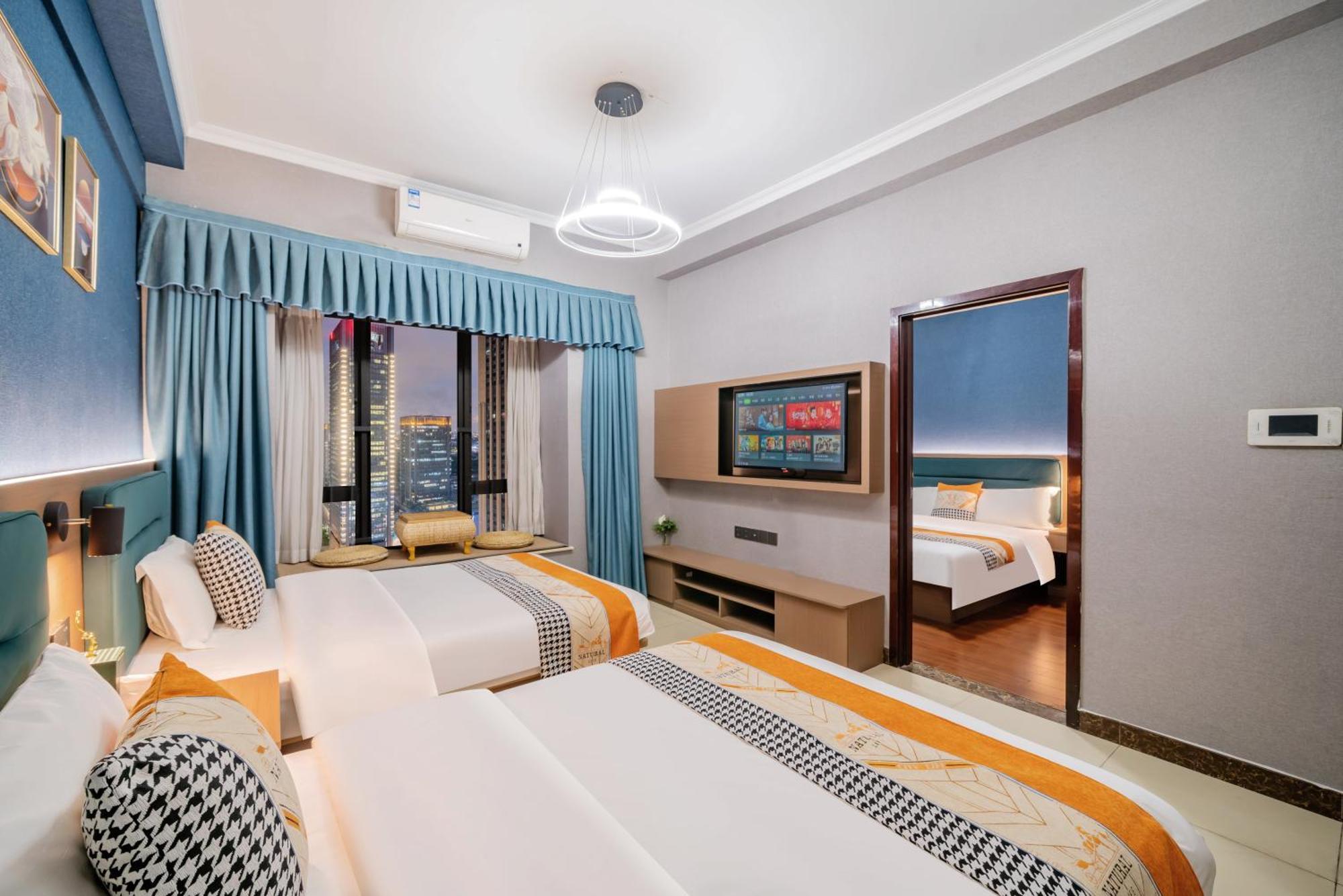 Pazhou Angda International Aparthotel Canton Fair Branch Dış mekan fotoğraf