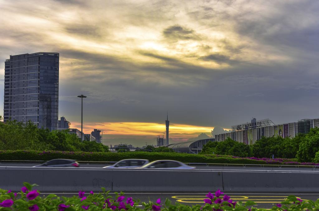 Pazhou Angda International Aparthotel Canton Fair Branch Dış mekan fotoğraf
