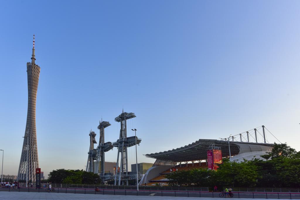 Pazhou Angda International Aparthotel Canton Fair Branch Dış mekan fotoğraf